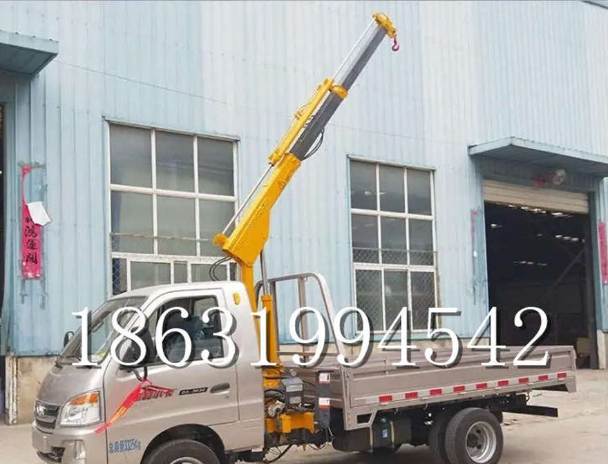 化州市随车吊机 多功能液压伸缩吊12V液压车载吊随车吊机搬运吊水泥船用小型